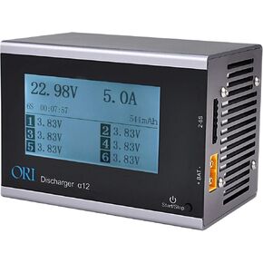 α12 LiPo Battery Smart Discharger One Key Intelligent Balance Discharge Voltage Efficient Heat Dissipation.