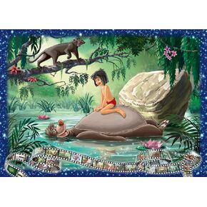 Ravensburger Disney Collector's Edition Jungle Book 1000 Piece Jigsaw Puzzle for Adults - 12000318 - Handcrafted Tooling, Made in Germany, Every Piece Fits Together Perfectly