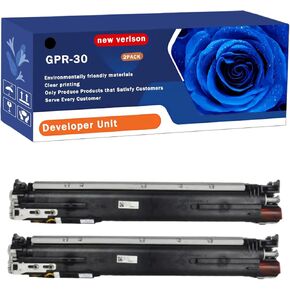 GPR-30 Developer Unit Compatible for Canon imageRUNNER Advance C5030 C5035 C5045 C5051 C5235 C5240 C5250 C5255 Printers, Print Up to 40000 Pages, Bright Colors (1 Pack Yellow)