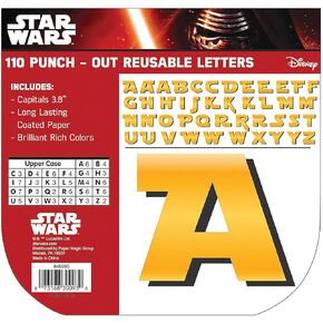 Star Wars Bulletin Board Letters - 110 Pieces - Educational and Learning Activities for Kids