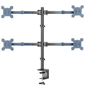 Four-Screen Monitor Stand Robotic arm Two-in-one Computer Desktop Cantilever Mobile Base Without Punching one for Two(Base Model)