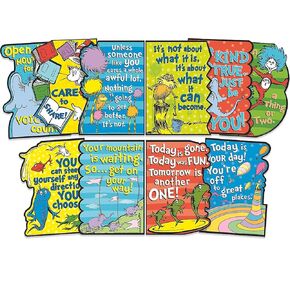 Eureka Dr. Seuss Die-Cut Poster Set, 10 Piece Set (EU-847792)
