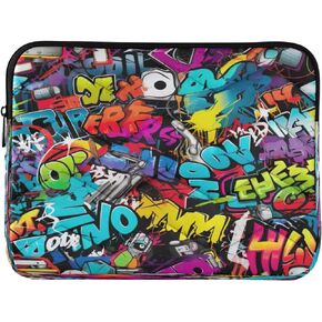 Nander Cool Graffiti Laptop Sleeve Bag Compatible,Soft & Impact Resistant Protective Case,Portable Briefcases Notebook Carrying Cover for 13-14in