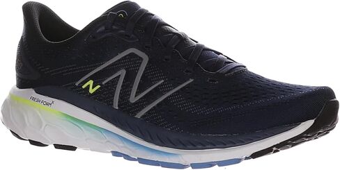 حذاء الجري Fresh Foam 860 V13 للرجال من New Balance، ألومنيوم خفيف/أحمر حقيقي، 13 عرضًا in Saudi Arabia