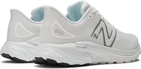 حذاء الجري Fresh Foam 860 V13 للرجال من New Balance، ألومنيوم خفيف/أحمر حقيقي، 13 عرضًا in Saudi Arabia