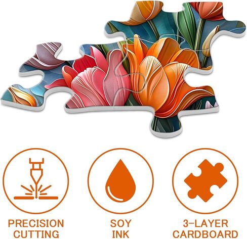 Stained Glass Puzzle for Adults 1000 Pieces, Lotus Flower Puzzles 1000 Pieces Art, Impossible Hard Challenging Puzzles, Colorful Stained Glass Jigsaw Puzzle Waterlily in Saudi Arabia