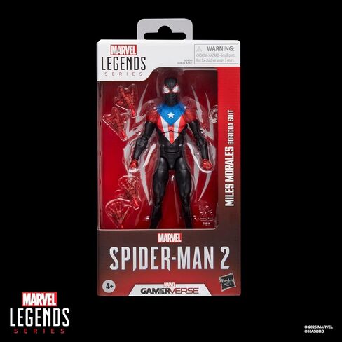 Marvel Legends Series Gamerverse Miles Morales Boricua Suit ، Spider-Man 2 فيديو مستوحى من لعبة 6 بوصة. in Saudi Arabia