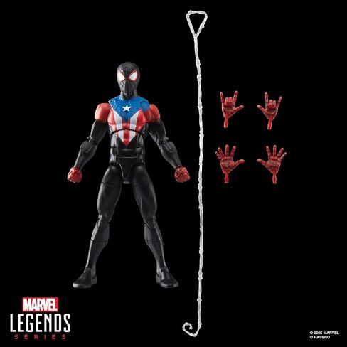 Marvel Legends Series Gamerverse Miles Morales Boricua Suit ، Spider-Man 2 فيديو مستوحى من لعبة 6 بوصة. in Saudi Arabia