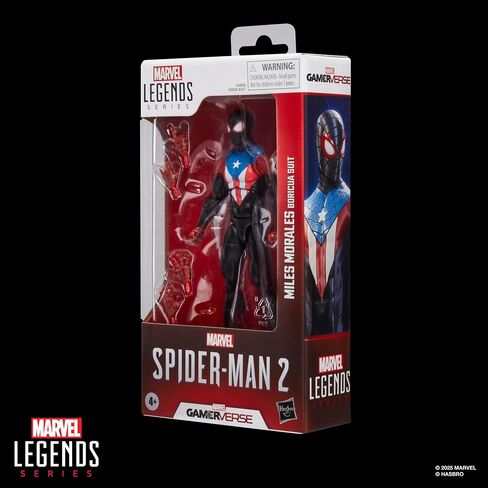 Marvel Legends Series Gamerverse Miles Morales Boricua Suit ، Spider-Man 2 فيديو مستوحى من لعبة 6 بوصة. in Saudi Arabia