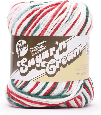 Lily Super Size Ombre Sunrise Ombre Yarn - 3 Pack of 85g/3oz - 100% Cotton - #4 Worsted (Medium) - 143 Yards - Knitting/Crochet in Saudi Arabia