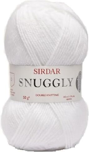 Sirdar Snuggly DK Double Knitting, White (251), 50g in Kuwait