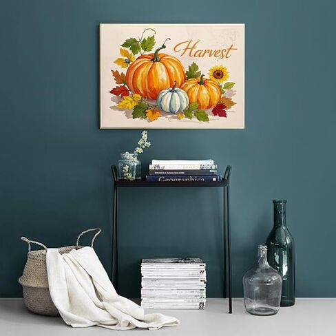ACANDYL Pumpkin DIY Paint by Numbers Kit for Adults Halloween Paint by Numbers Beginner Canvas Painting by Number DIY Acrylic Oil Painting on Canvas Arts Craft Decoration 16x20 inch in Saudi Arabia