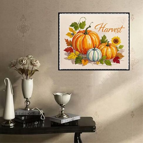 ACANDYL Pumpkin DIY Paint by Numbers Kit for Adults Halloween Paint by Numbers Beginner Canvas Painting by Number DIY Acrylic Oil Painting on Canvas Arts Craft Decoration 16x20 inch in Saudi Arabia