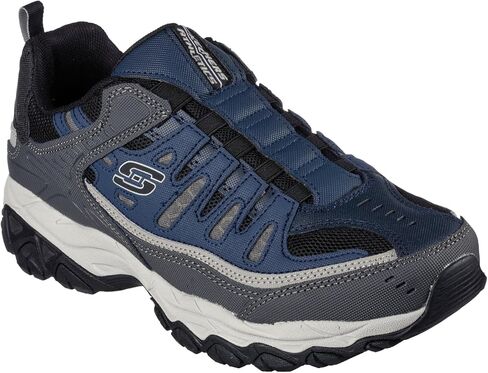 حذاء رجالي من Skechers Afterburn Wonted، أسود/برتقالي، 13 عرض in Saudi Arabia