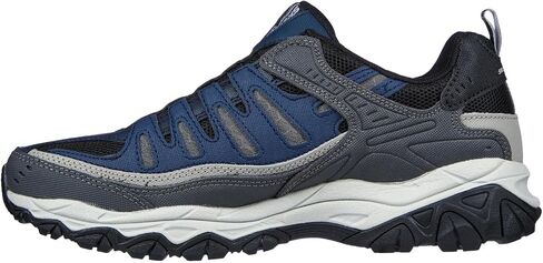 حذاء رجالي من Skechers Afterburn Wonted، أسود/برتقالي، 13 عرض in Saudi Arabia