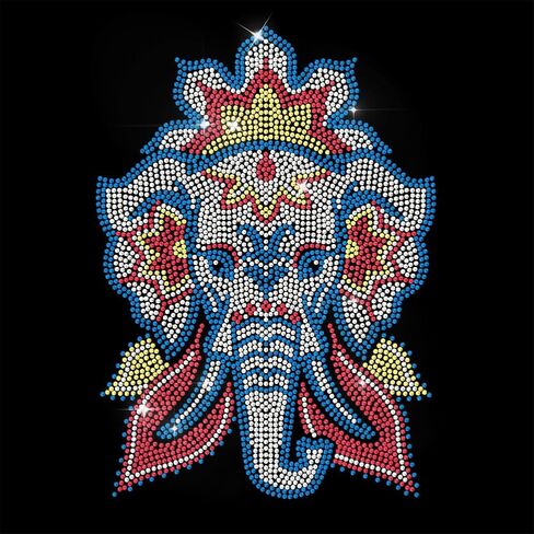 Summer Rhinestone Iron on Transfer Sea Turtles Bling Diamond Hotfix Patches for Clothes, 11.6"x8.2" Large Blue Iron On Sequin Applique for Jeans Jacket Caps Bag T-Shirts Shoes DIY Decor in Saudi Arabia