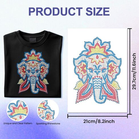 Summer Rhinestone Iron on Transfer Sea Turtles Bling Diamond Hotfix Patches for Clothes, 11.6"x8.2" Large Blue Iron On Sequin Applique for Jeans Jacket Caps Bag T-Shirts Shoes DIY Decor in Saudi Arabia