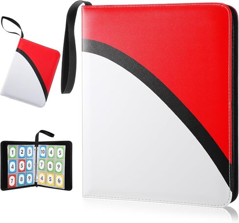 Marspark 900 Sheets Card Collection Binder, Trading Card Binder, Pockets Trading Album, Pockets Sleeves, Case Holder, Folder for TCG Sports Baseball Football Anime in Saudi Arabia