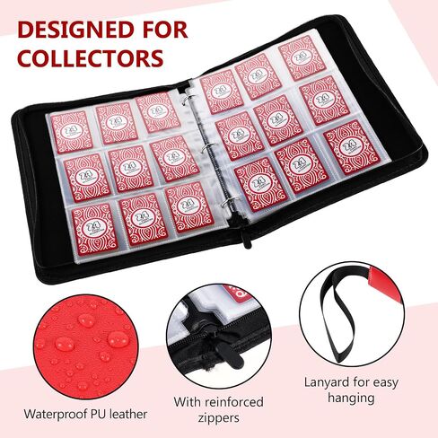 Marspark 900 Sheets Card Collection Binder, Trading Card Binder, Pockets Trading Album, Pockets Sleeves, Case Holder, Folder for TCG Sports Baseball Football Anime in Saudi Arabia