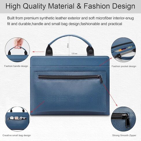 Laptop Case Cover Sleeve for MSI Prestige 14 H B12UCX/MSI Prestige 14 H B13UCX with Portable Bag with Bag Handle,Black in Saudi Arabia