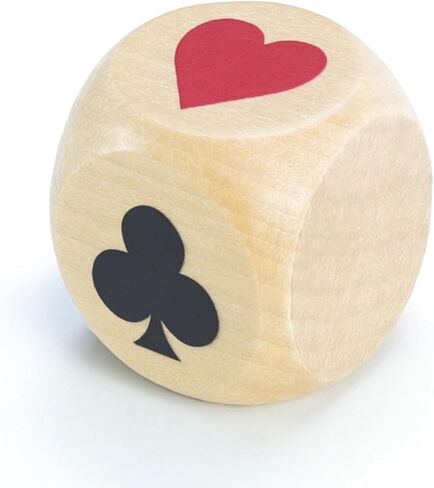 نرد علامة ترامب ، نهر الصراحة ، Euchre Cube 1.57 '' Wooden ، ترامب مؤشر Euchre ، Bridge ، Poker ، هدية رائعة للترفيه ، 2pcs in Saudi Arabia