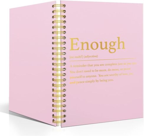 XQLZY Funny Resilience Definition Pink Spiral Notebook - 160 Blank Pages Journal, Motivational Gifts for Coworkers, Thank You Retirement Gifts for Leaders Teachers Bosses Colleagues Mentors Women in Saudi Arabia