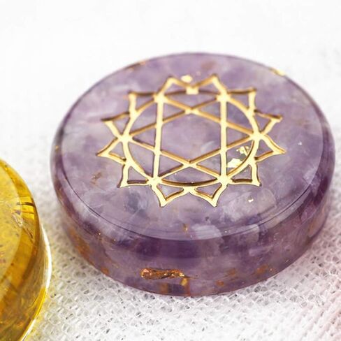 appuivbt 7 Chakras Stones Resin Molds,Round Crystal Silicone Epoxy Casting Resin Molds for DIY Crafts Jewelry Making in Saudi Arabia