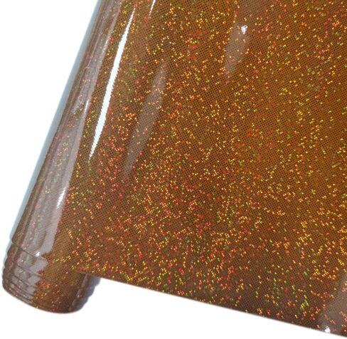 HYANG Holographic Mirror Fine Laser Flash Crystal White PU Faux Leather 1 Roll 12''X53''(30cmX135cm), Faux Leather Very Suitable for Leather Earrings, Bows, Handbag ，Sewing ，Crafts Making, HYANG-488 in Saudi Arabia