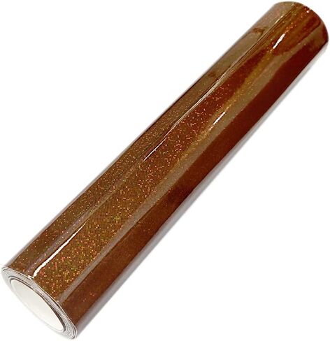 HYANG Holographic Mirror Fine Laser Flash Crystal White PU Faux Leather 1 Roll 12''X53''(30cmX135cm), Faux Leather Very Suitable for Leather Earrings, Bows, Handbag ，Sewing ，Crafts Making, HYANG-488 in Saudi Arabia