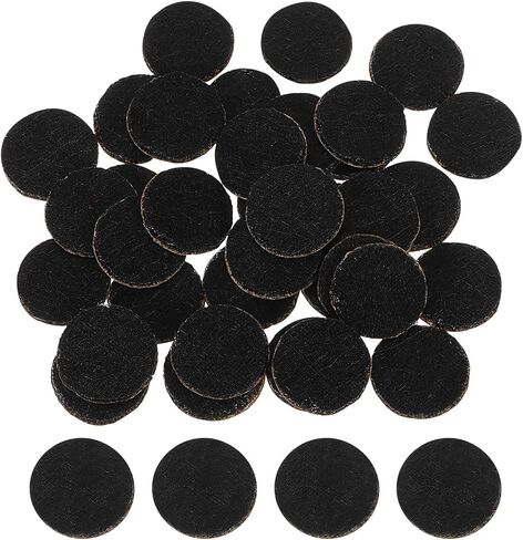 uxcell 120Pcs Round Felt Circles, 10mm (3/8") Black Non-Woven Felt Fabric Sticker Self-Adhesive Felt Pads Pre Cut Felt Pads for Sewing Costume Handcraft Cut Crafts DIY Projects in Kuwait