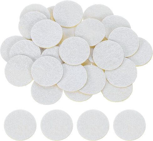 uxcell 120Pcs Round Felt Circles, 10mm (3/8") Black Non-Woven Felt Fabric Sticker Self-Adhesive Felt Pads Pre Cut Felt Pads for Sewing Costume Handcraft Cut Crafts DIY Projects in Kuwait