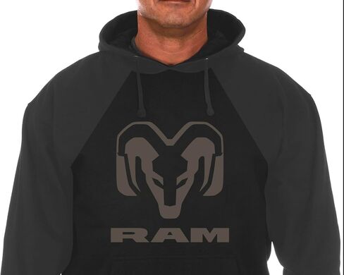 JH DESIGN GROUP Men's Dodge Ram Pullover Hoodie Sweatshirt in Saudi Arabia