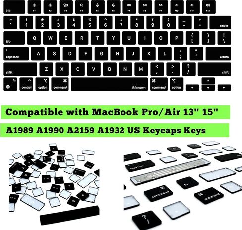 A2337 US Keycaps Keys Compatible with MacBook Air 13.3" A2337 M1 Replacement US Keyboard Key Cap Keycaps Keys in Saudi Arabia