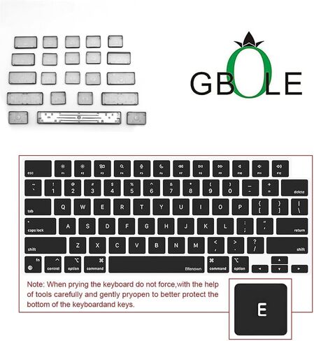 A2337 US Keycaps Keys Compatible with MacBook Air 13.3" A2337 M1 Replacement US Keyboard Key Cap Keycaps Keys in Saudi Arabia