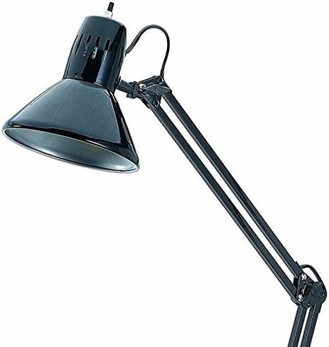V LIGHT Architectural Swing Arm Desk Lamp, Clamp lamp with LED bulb, Work Light for Any Space, Brushed Nickel Finish 7.5 x 5.5 x 33 in Saudi Arabia