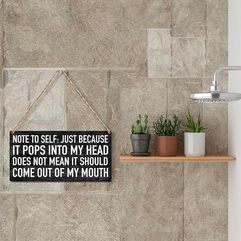 Funny Coffee Lover Wood Sign Rustic Coffee Gnomes Wooden Hanging Plaque for Home Kitchen Wall Art Decoration 6 x 12 Inches Present in Kuwait