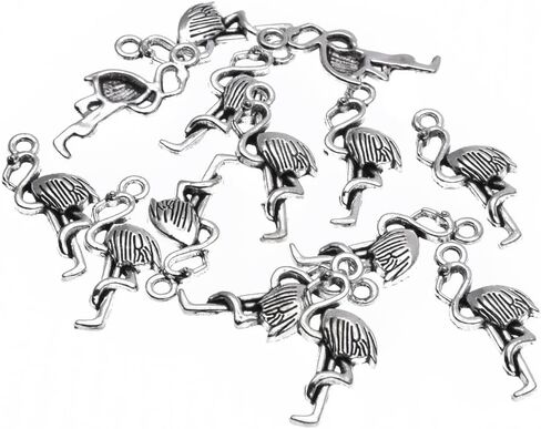 Pack of 80 PCS Antique Tibetan Silver Charms Wholesale Bulk Pendants Supplies for Jewelry DIY Making Metal Alloy Charms in Saudi Arabia
