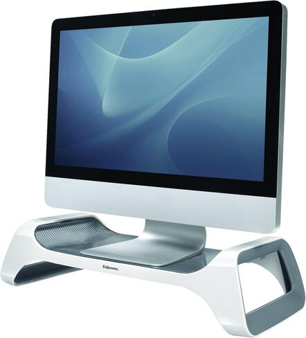 Fellowes I-Spire Series Monitor Lift/Stand, White/Gray (9311101) in Saudi Arabia