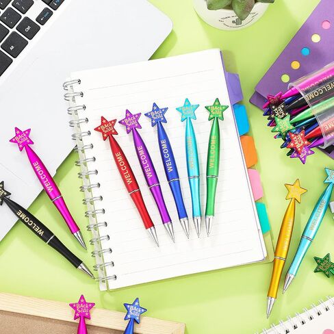 Sherr 72 Pcs Welcome Back to School Ballpoint Pens Back to School Supplies First Day of Pens Gifts Office in Saudi Arabia