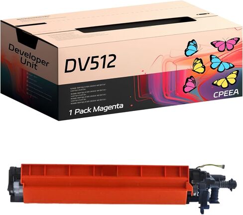Compatible for Konica Minolta DV512 Developer Unit Work for Konica Minolta bizhub C284e C364 C364e C454 C454e C554 Printers (4 Pack Black) in Saudi Arabia