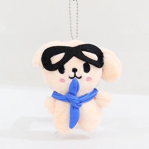 Outofgas Stray Kids BbokAri Pilot Plush Kpop Toy 3RD Fan Meeting Dolls with Pilot Sunglasses SKZ00 Stuffed Animal with Beanie Eyes 12 CM (BbokAri) in Saudi Arabia