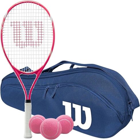 Wilson Serena Pro Lite Tennis Racquet Bundled with an Advantage II Tennis Bag and 1 Can of Pink Tennis Balls in Saudi Arabia
