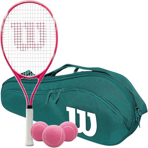 Wilson Serena Pro Lite Tennis Racquet Bundled with an Advantage II Tennis Bag and 1 Can of Pink Tennis Balls in Saudi Arabia