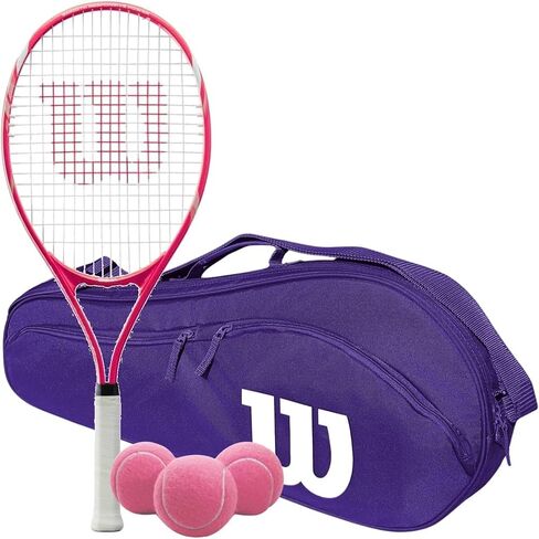 Wilson Serena Pro Lite Tennis Racquet Bundled with an Advantage II Tennis Bag and 1 Can of Pink Tennis Balls in Saudi Arabia
