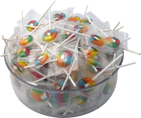 المهرج العالمي العلامات التجارية قوس قزح مصاصة | 293 COUNT BAG | الخالية من الغلوتين | Tutti Frutti Flavor | رائع للحفلات للأطفال in Saudi Arabia
