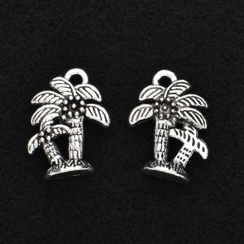 Pack of 80 PCS Antique Tibetan Silver Charms Wholesale Bulk Pendants Supplies for Jewelry DIY Making Metal Alloy Charms in Saudi Arabia