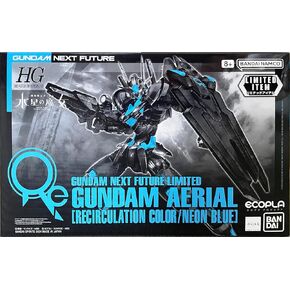 BANDAI Gundam Next Future Limited The Witch from Mercury HG 1/144 Gundam Aerial [ RECIRCULATION Color/NEON Blue ]
