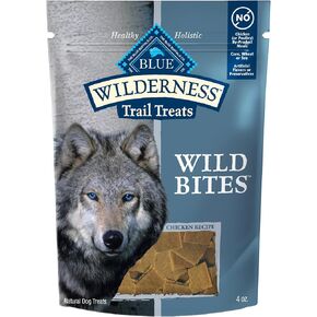 Blue Buffalo Wilderness Grain-Free and High-Protein Dog Treats Made with Natural Ingredients Chicken
