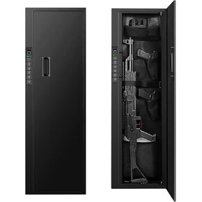 43.3" Tall Wall Safe Between Stud, In Wall Safe With Removable Shelf, Hidden Gun Safe, Security Home safe For Storage Firearms Money Medicine