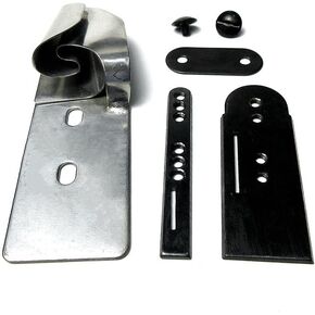 Side Lap Seam Folder for Juki Brother Singer Arm to Body Flat Bed Sewing Machine (Type:1/4" M)